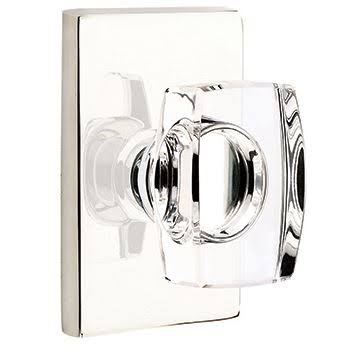 Windsor Crystal Knob Passage Set Polished Nickel Z831