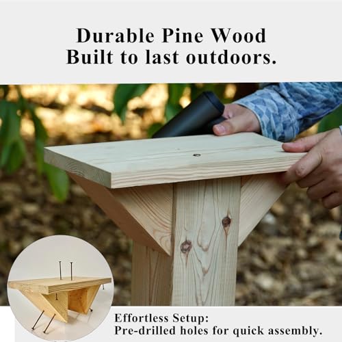 Outdoor Wood Book Storage Box Bracket G551
