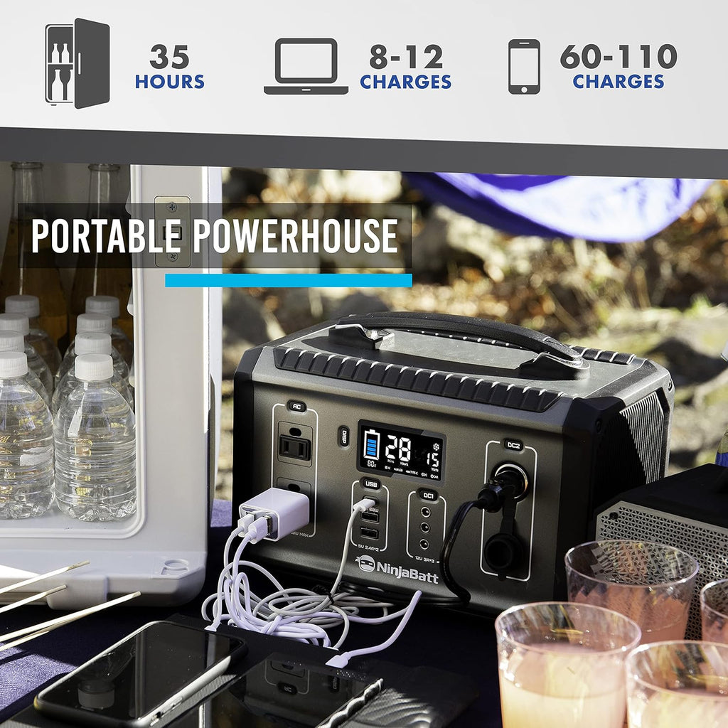 500W Portable Power Station with 560Wh Battery J9395