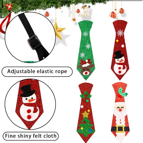 Multicolor Christmas Neckties H20436