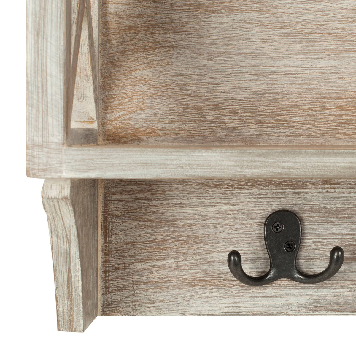 Grey Hanging Storage Wall Rack K90665