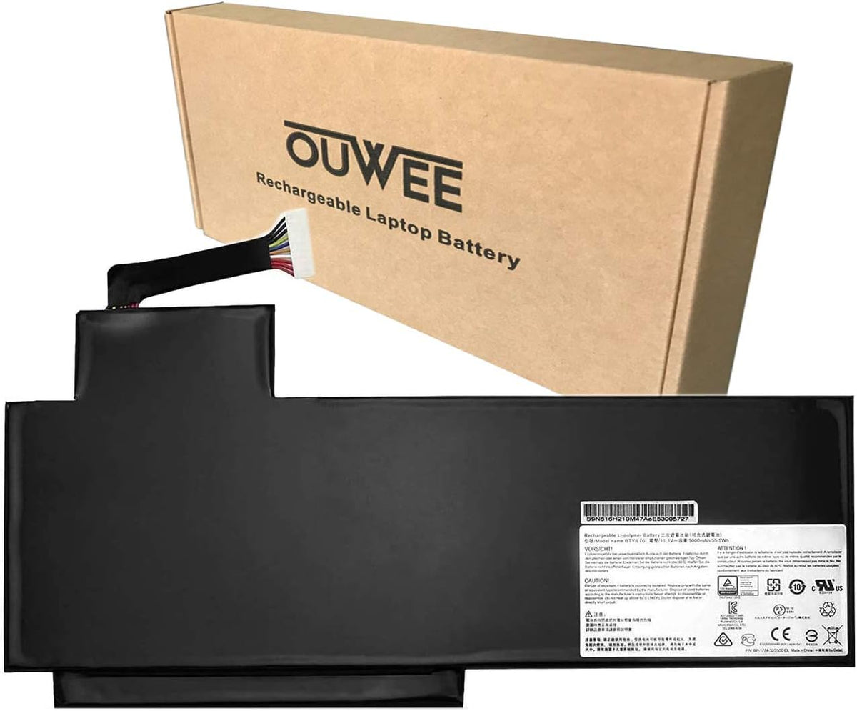 Laptop Battery 11.1V 58.8Wh 5400mAh Pack of 2 P681510