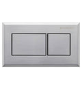 Brushed Chrome Dual Flush Actuator Plate S956449