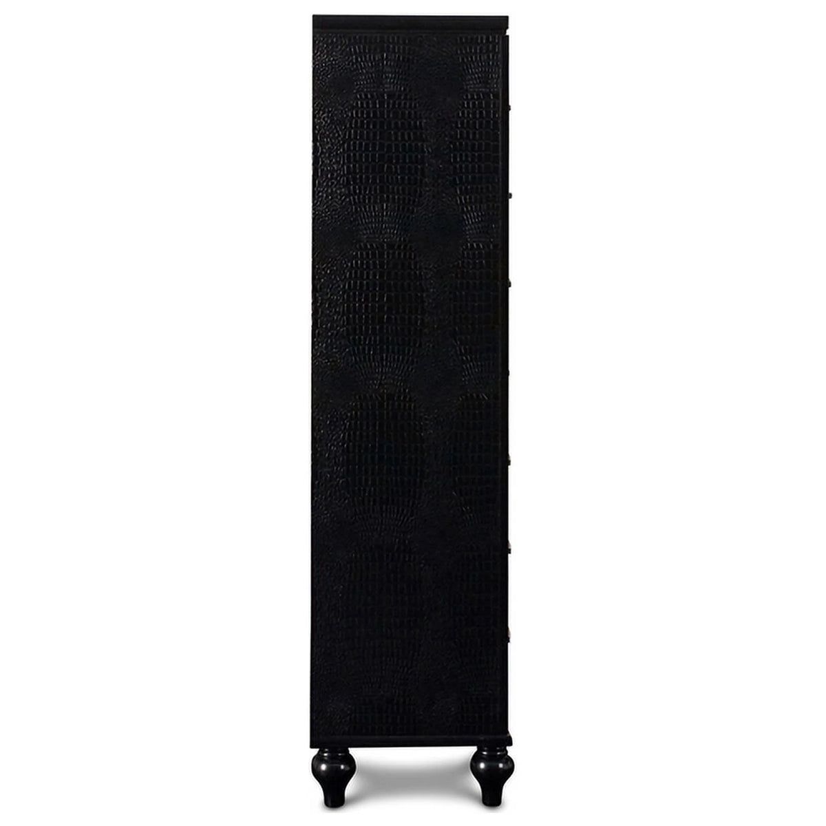 Black 7-Drawer Wood Lingerie Chest Q912265