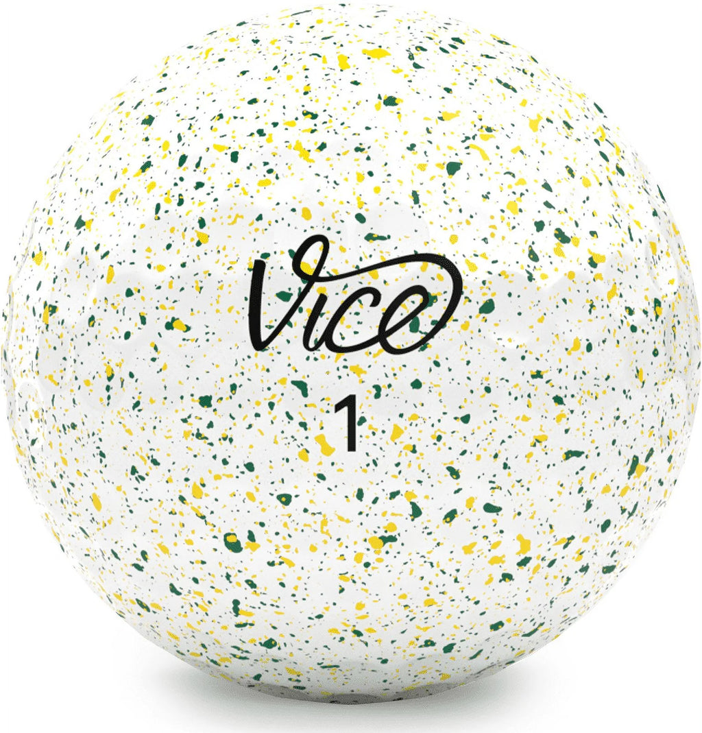 Yellow and Green Golf Balls, 1 Dozen E48485