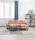 Velvet Reversible Sectional Sofa with Storage U25982