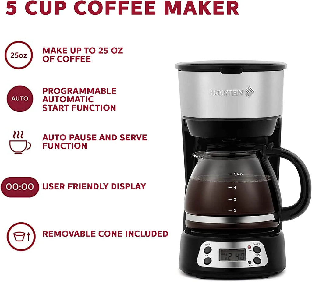 5-Cup Programmable Coffee Maker I7695
