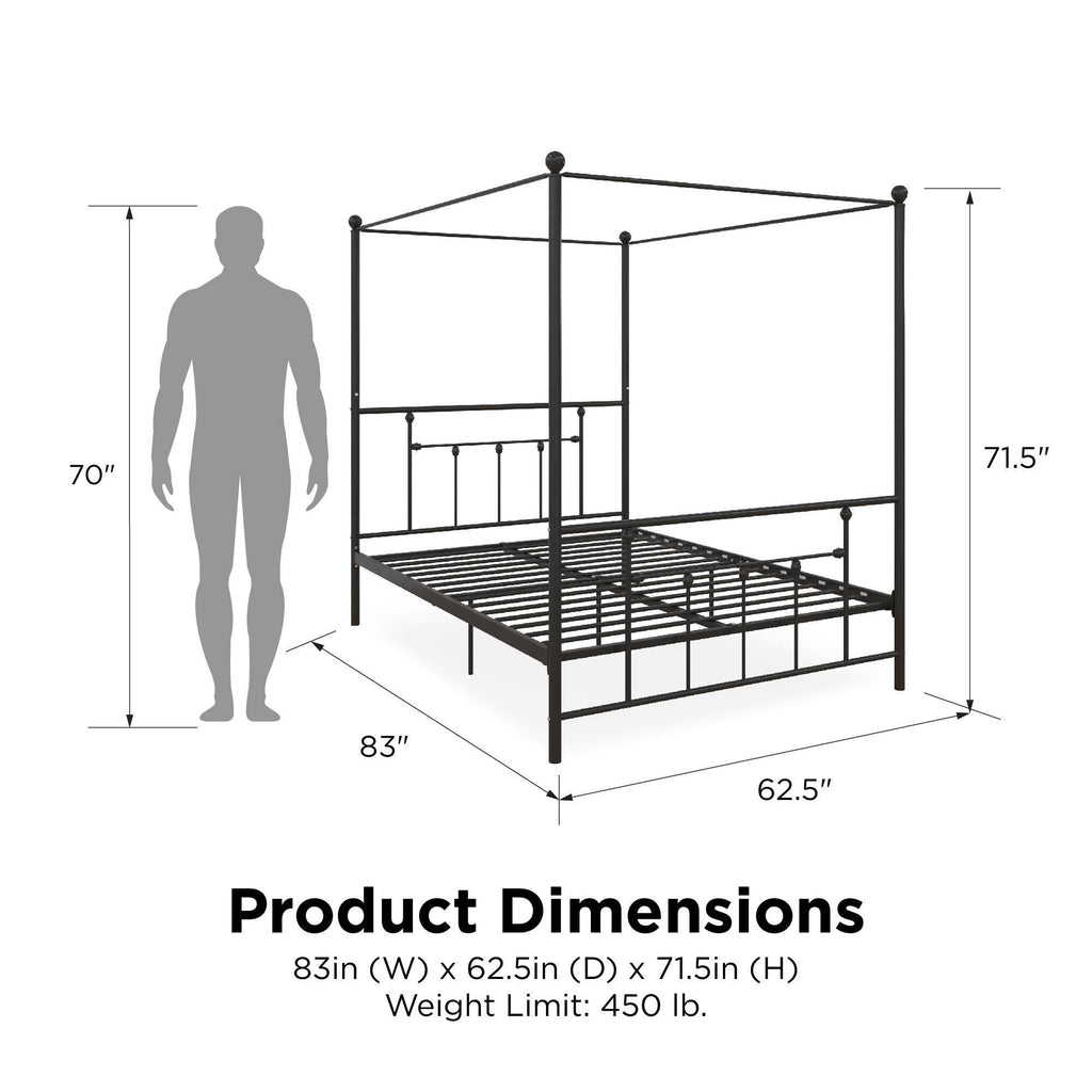 Queen Canopy Bed E886838