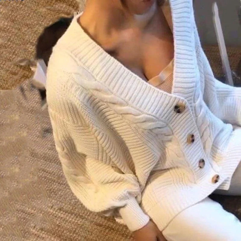 Chunky Knit Sweater and Pants Set F90803