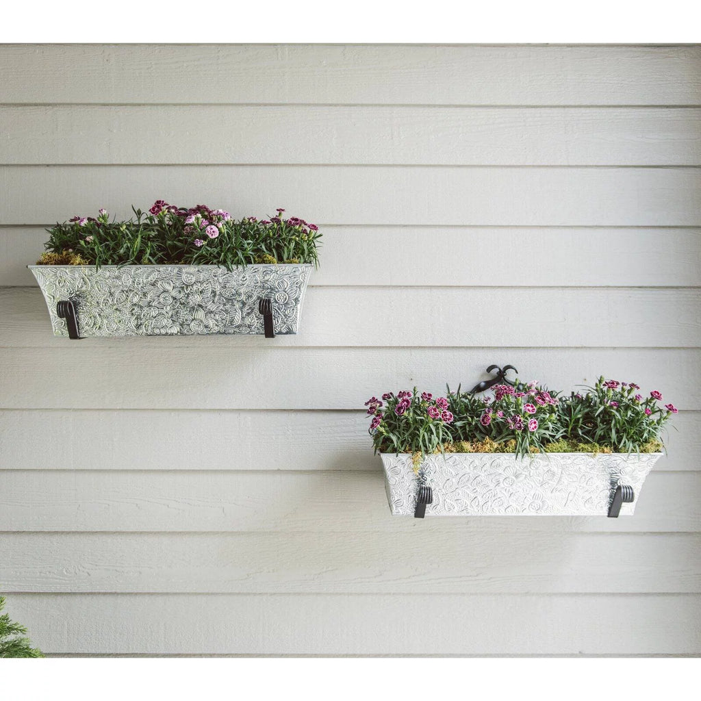 Galvanized Steel Rectangular Planter A853