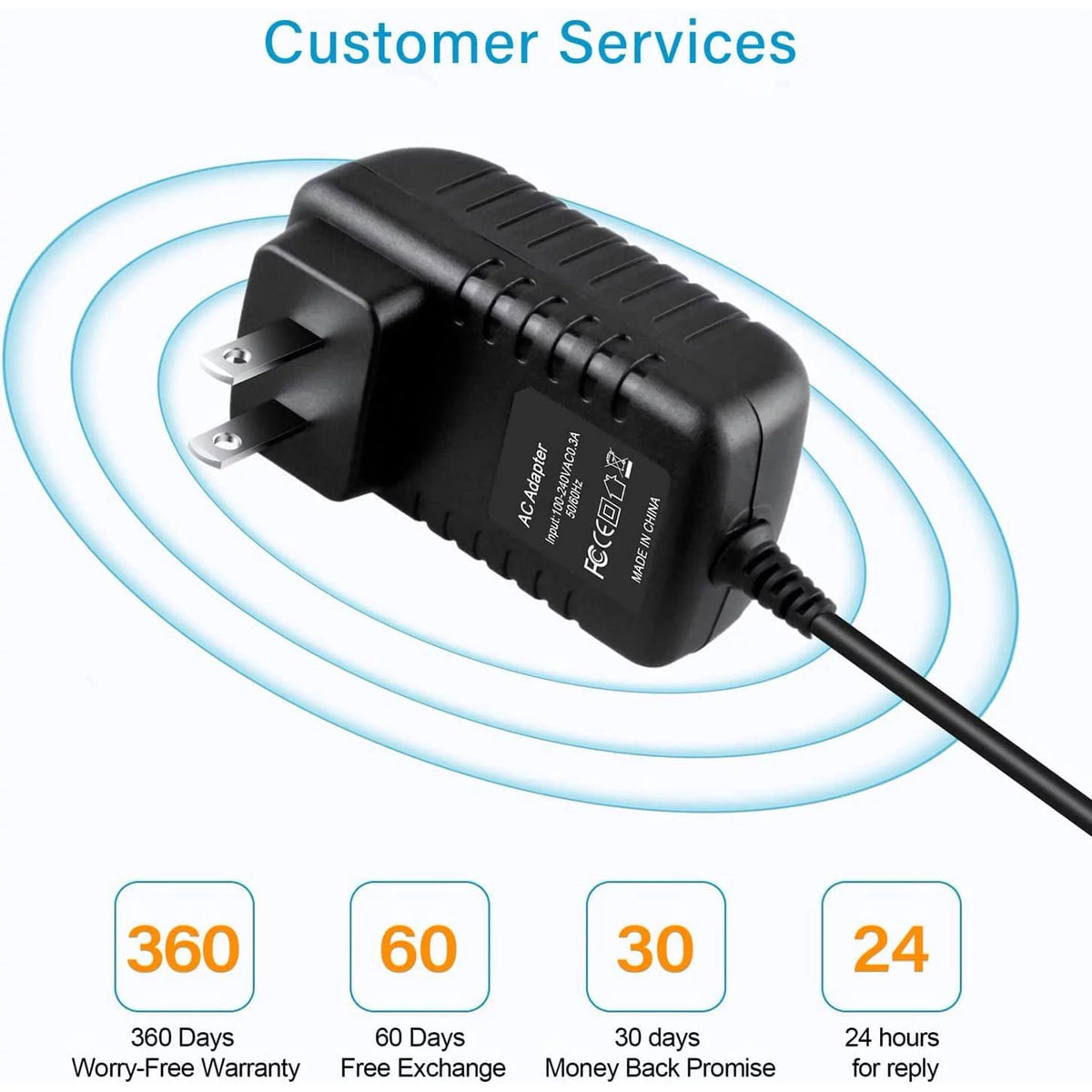 AC/DC Adapter Power Supply Cord Cable G873