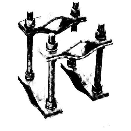Pipe Mounting Kit, 3 inch, 2 ea. Y984