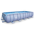 18 Foot x 39.5 Inch Rectangle Above Ground Swimming Pool W10107