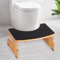 Wooden Toilet Stool Squat Adult, Extra Thick Multi-layer Wood L728654