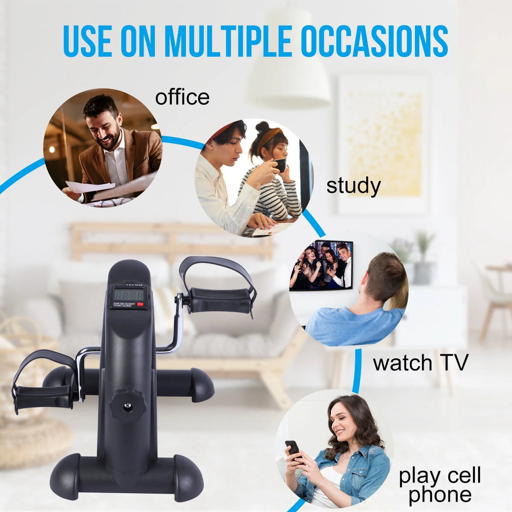Mini Under Desk Pedal Exerciser with LCD Screen O8447