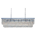 40 inch Clear Glass Crystal Prism Chandelier D758