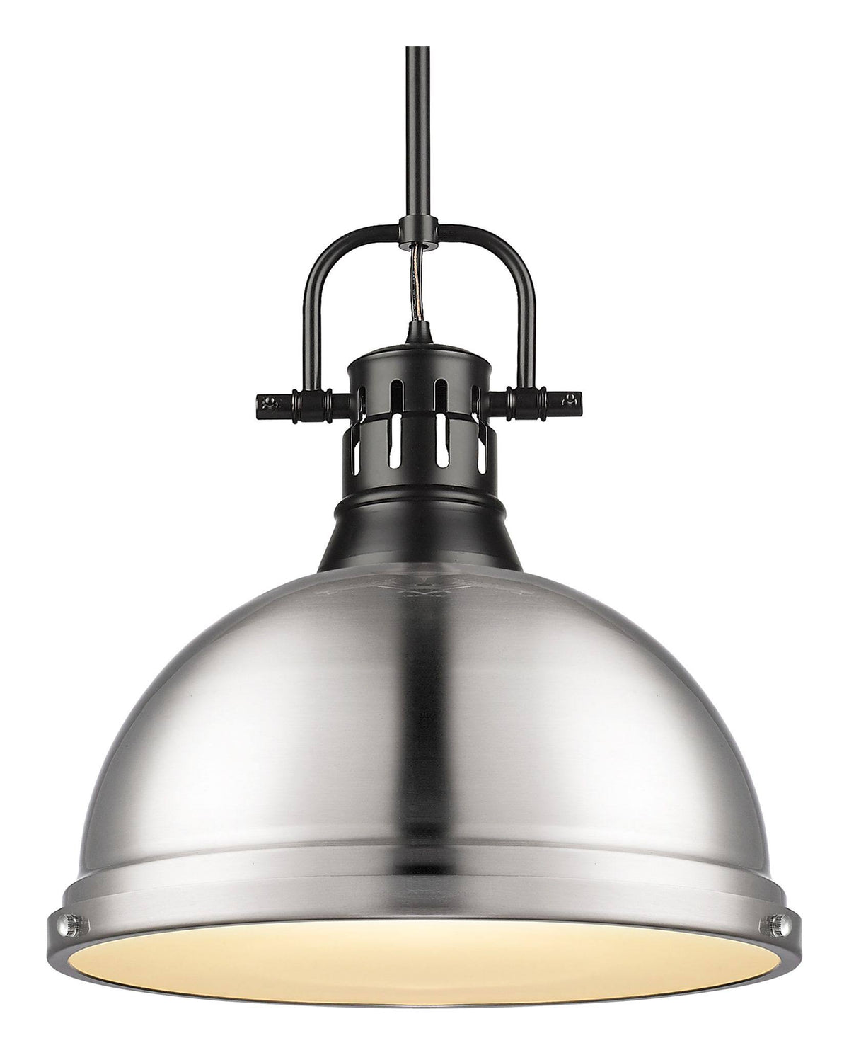 1 Light Pendant with Rod in Matte Black C250