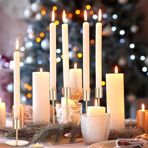 36 Pcs Matte Black Metal Candle Holders D744