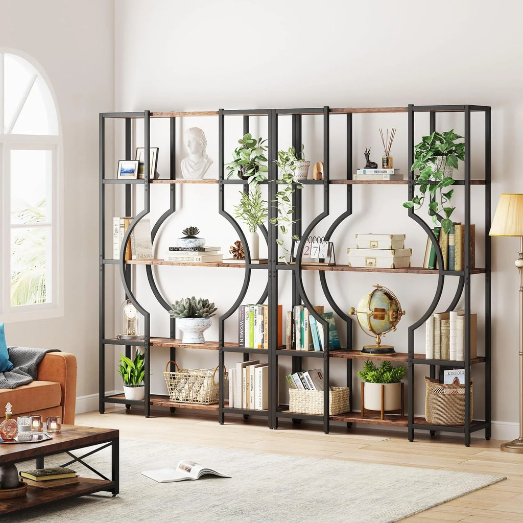 5-Tier Wooden Bookshelf and Bookcase with 12 Open Shelves N568979