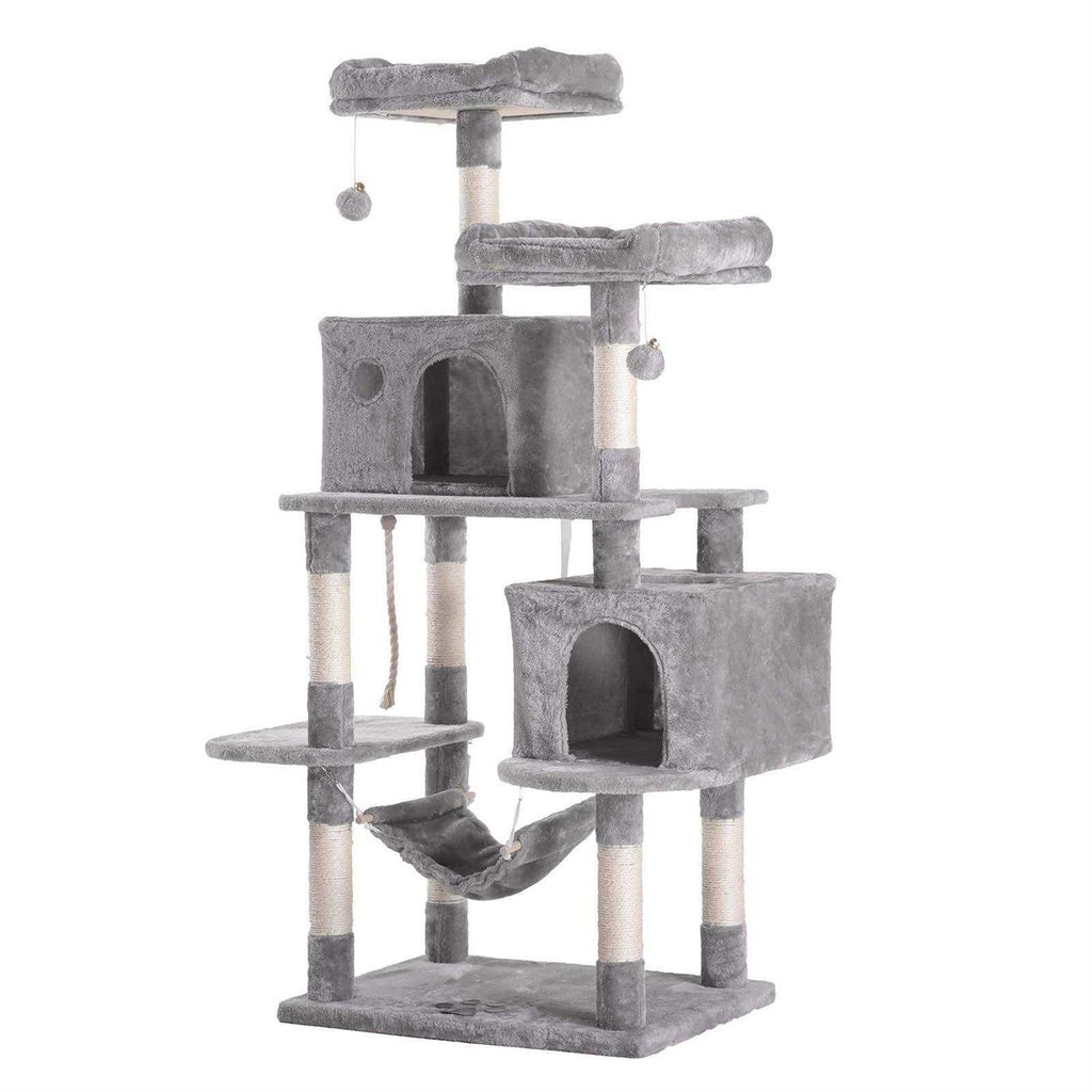 Large Multi-Level Cat Tree Condo with Sisal-Covered Scratching Posts S53332