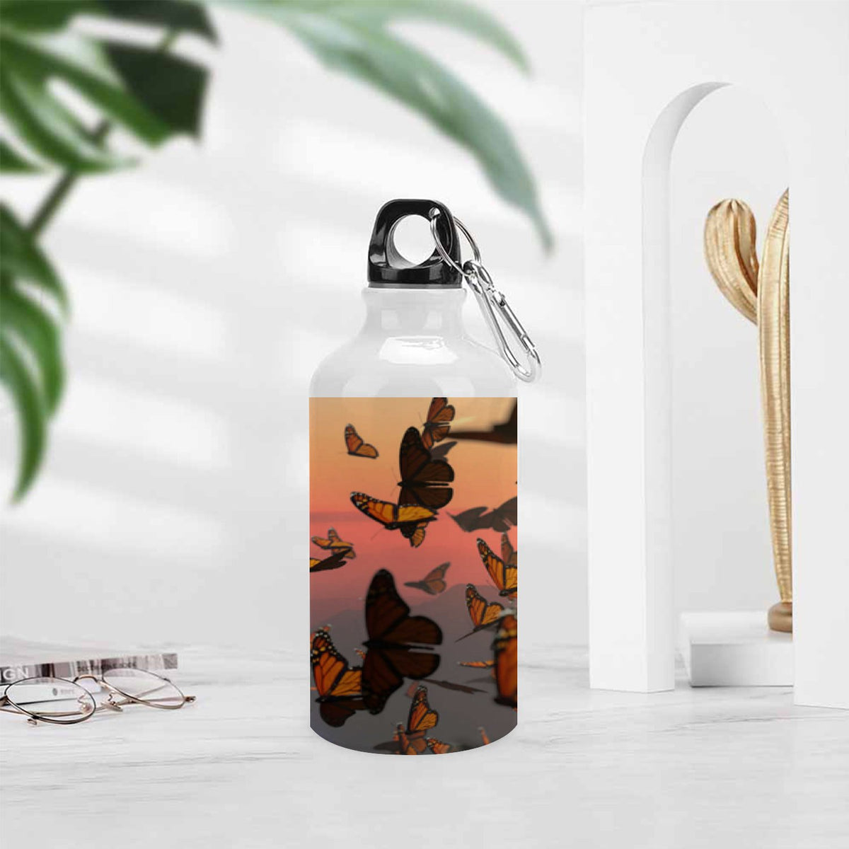 400ml Sport Aluminum Water Bottle with Twist Cap W3690
