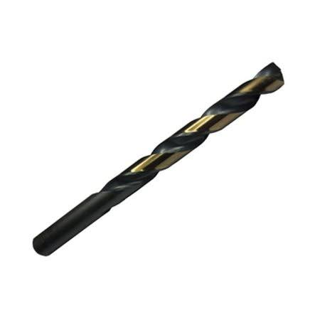 12 Pcs 11.50mm HSS Black & Gold Split Point Jobber Length Drill Bit W531945