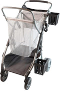 Compact Folding Cart with Oversized Wheels and Aluminum Frame V3089