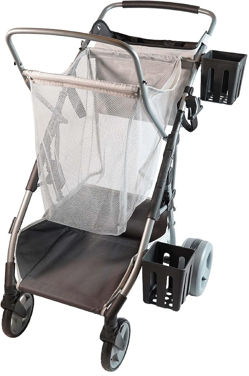 Compact Folding Cart with Oversized Wheels and Aluminum Frame V3089