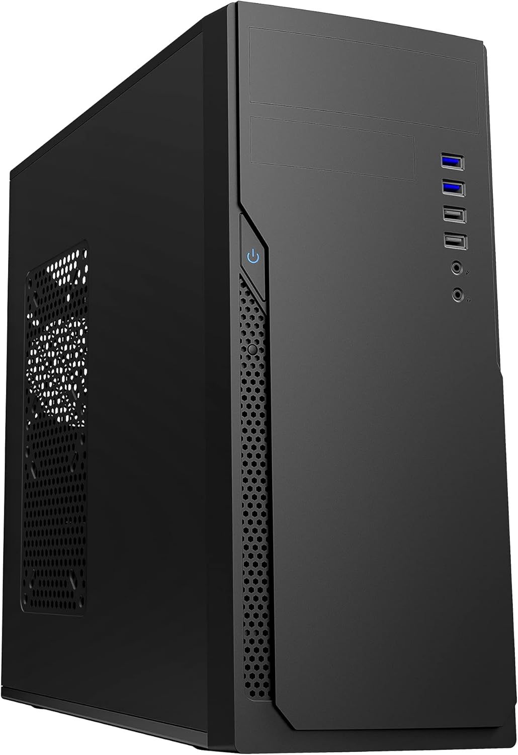Mid Tower ATX Computer Case with 500W Power Supply J7275