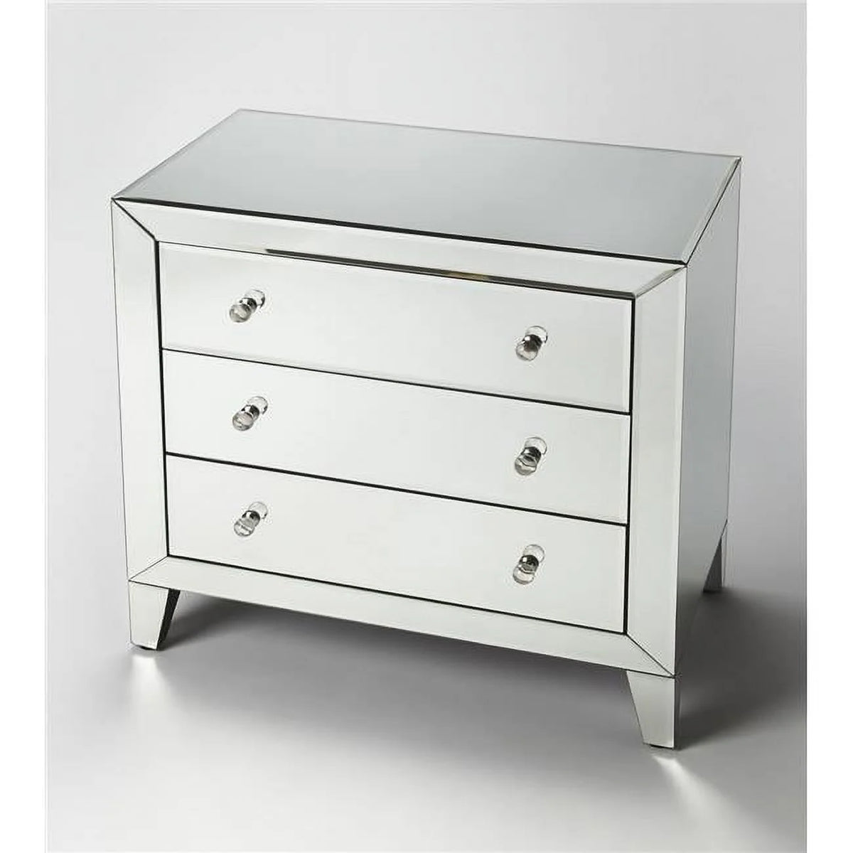 30 x 30 x 17 in. Mirrored Drawer Chest Y782926