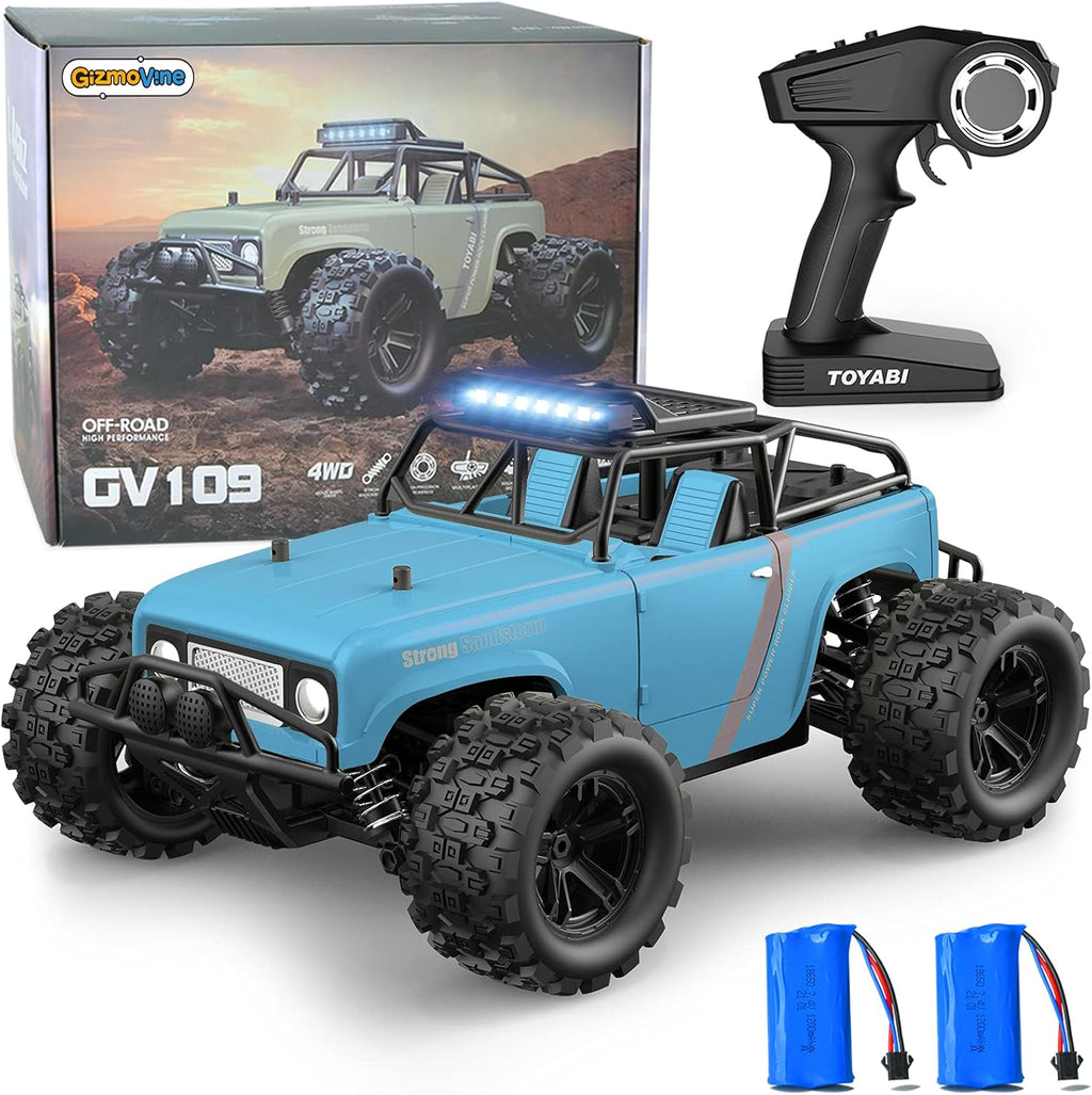 Blue 25 MPH 4WD Remote Control Car Z29560