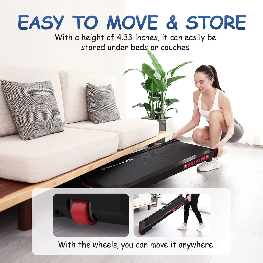 Walking Pad Treadmill 265 lbs Capacity with Remote Control K889
