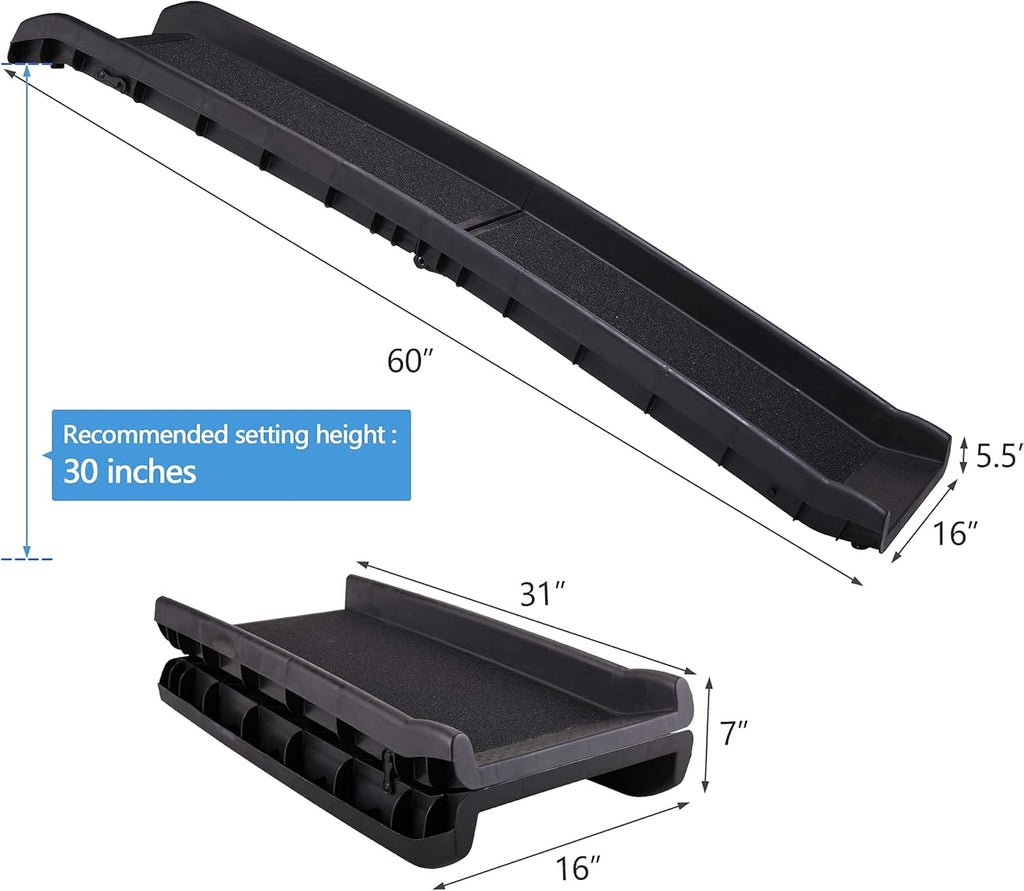 62"L Heavy Duty Folding Dog Ramp F4832