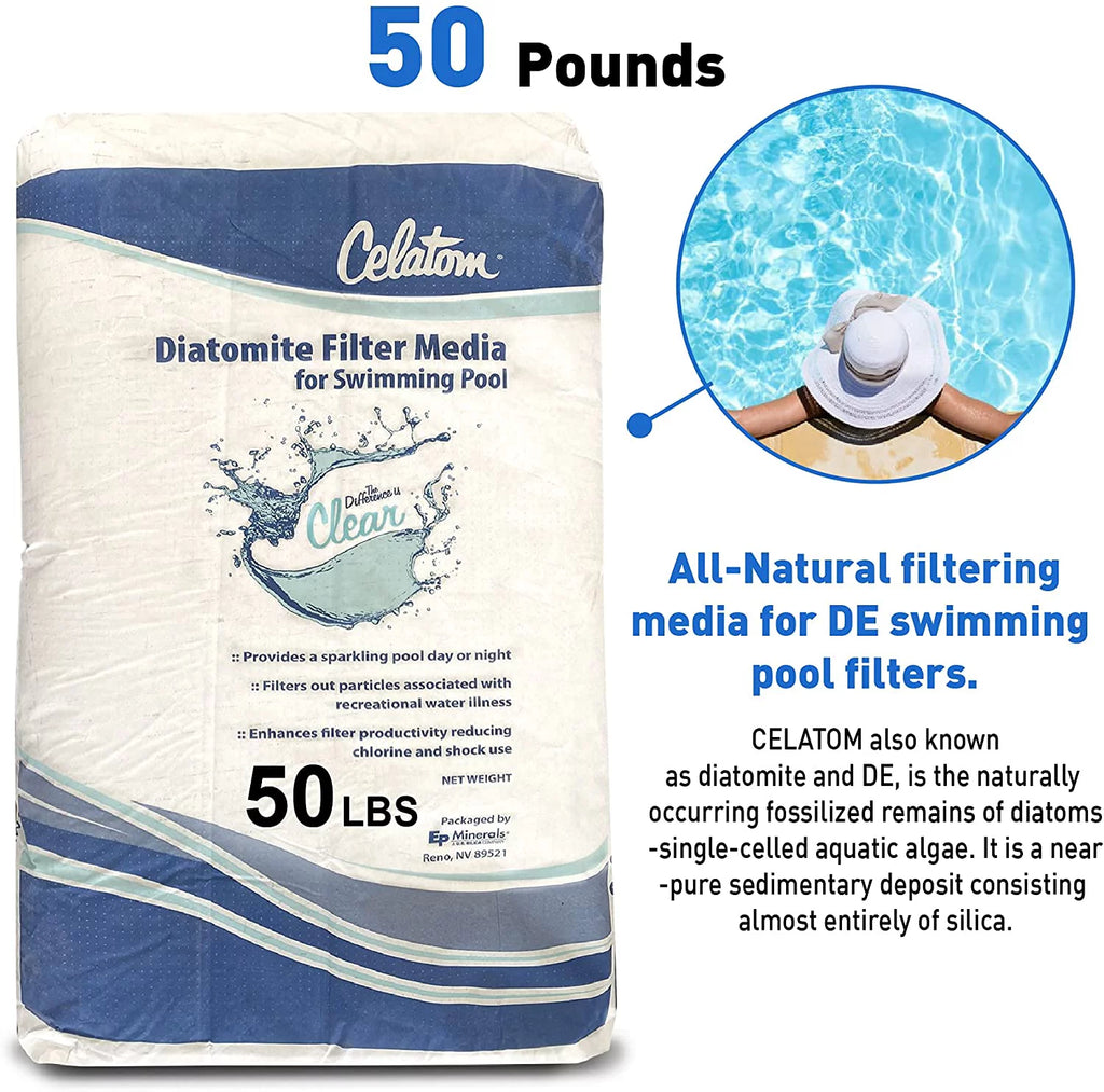 Diatomaceous Earth Pool Filter Aid 50lb C266
