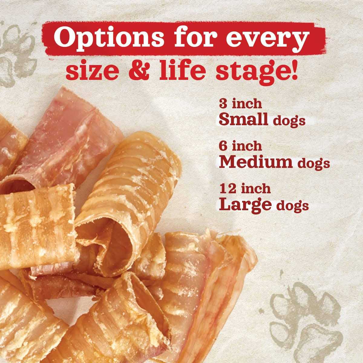 Beef Trachea Dog Chews J36645