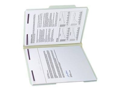 Letter Size Pressboard Classification Folders with Fasteners, 25 per Box X810653