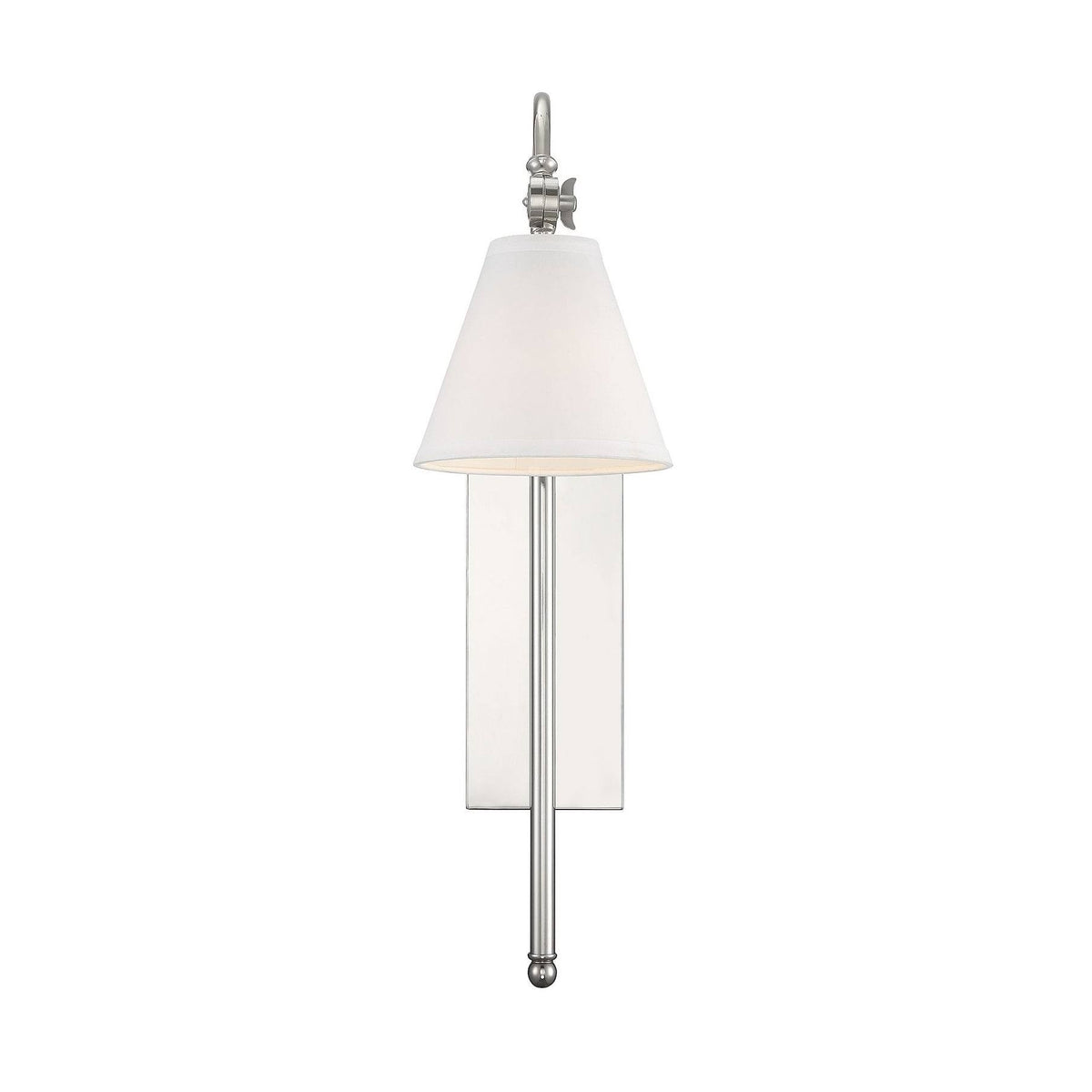 Polished Nickel Sconce E2198
