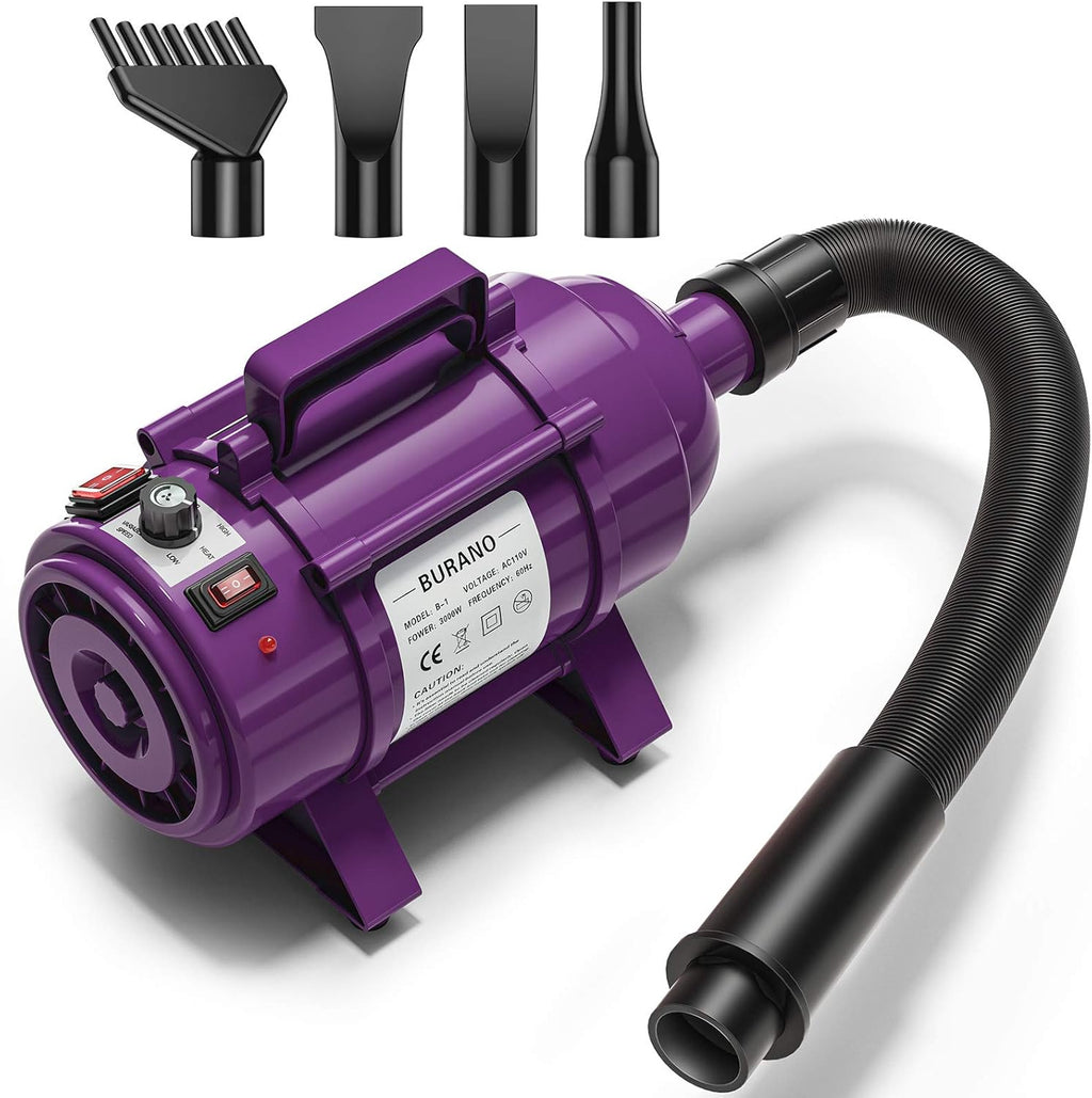 4.0HP Stepless Adjustable Speed Pet Hair Dryer with Heater H605