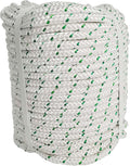 3/8 in Double Braid Polyester Rope 200 FT Nylon Pulling Rope Pack of 2 P9632