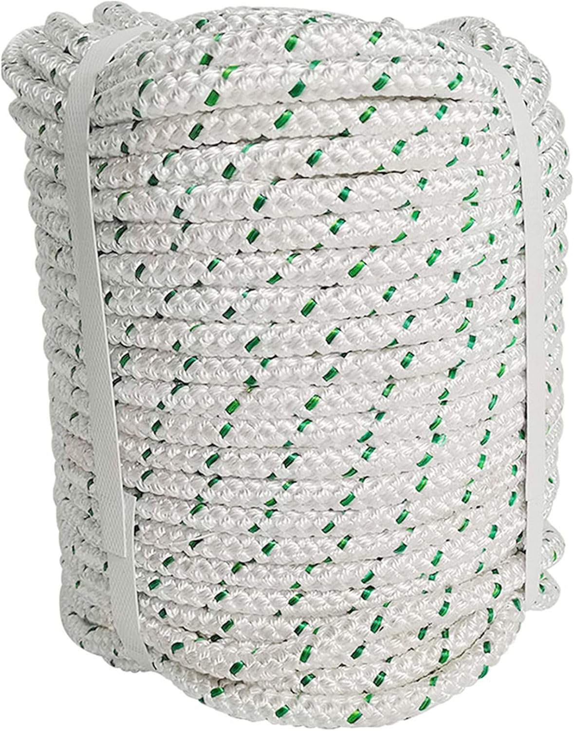 3/8 in Double Braid Polyester Rope 200 FT Nylon Pulling Rope Pack of 2 P9632