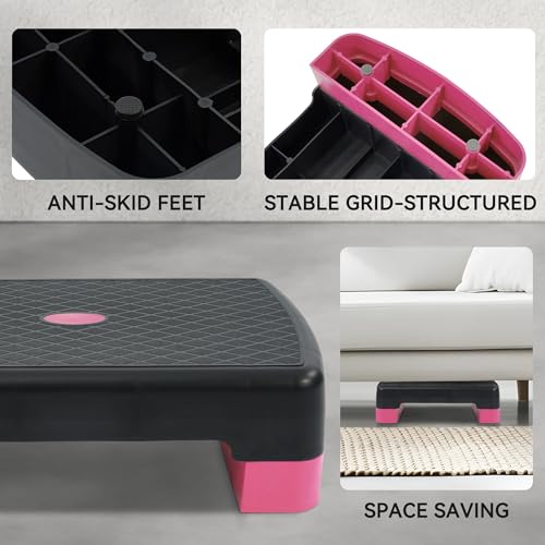 18" Aerobic Stepper with 2 Risers W95519