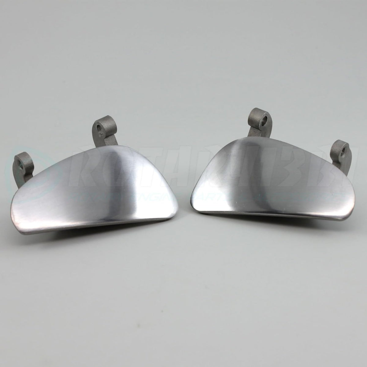 Polished Aluminum Door Handles U78393