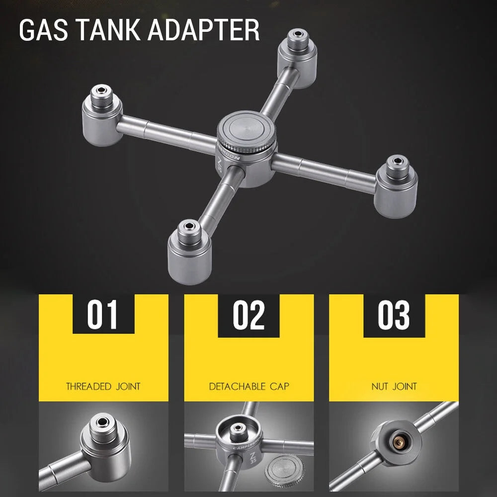Aluminum Alloy Gas Refill Adapter Y538665