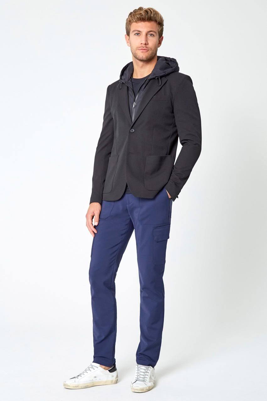 Navy Blue Cargo Pant 34x34 F16082
