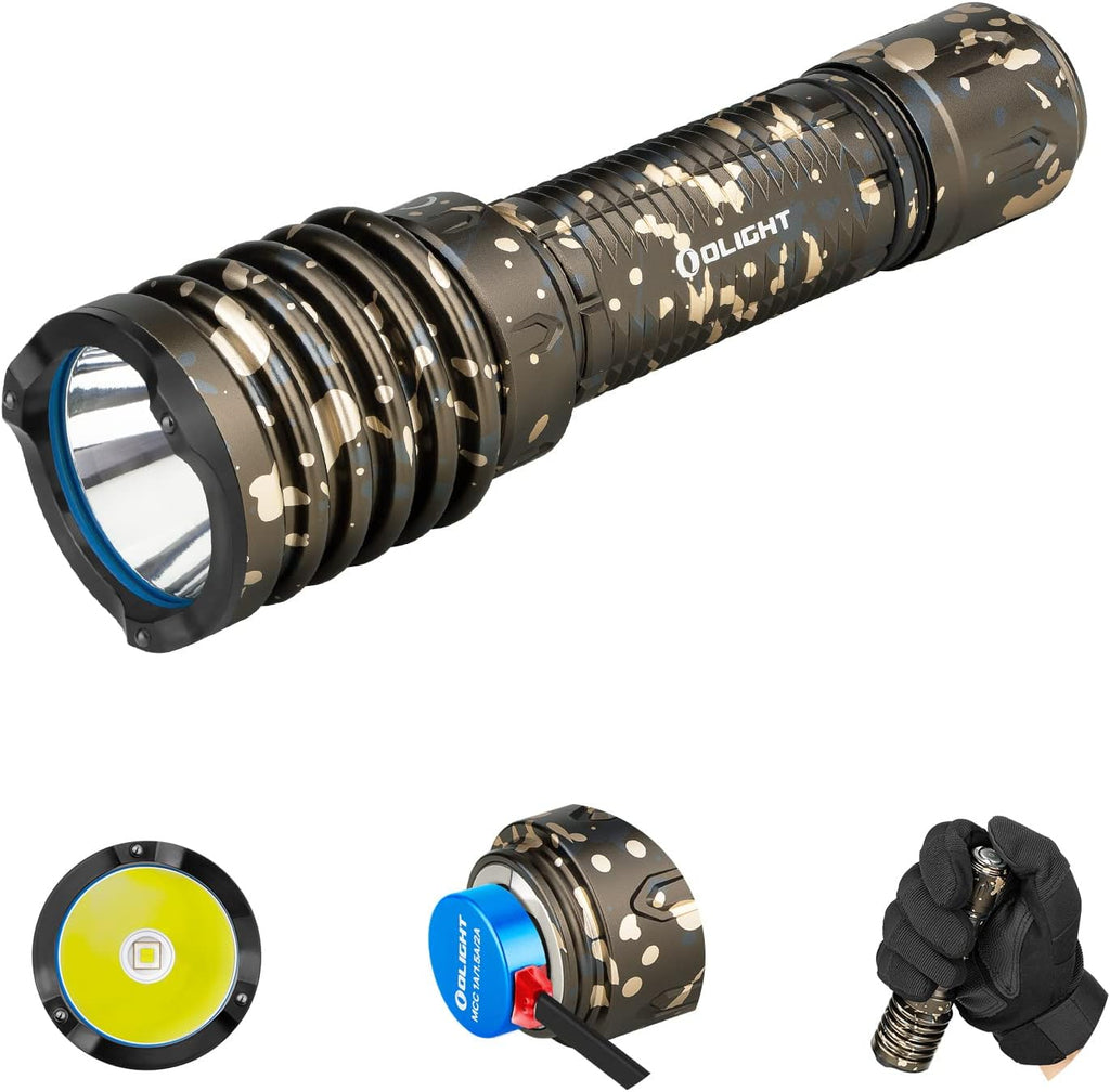 2500 Lumens Tactical Flashlight with 560 Meters Beam Distance Q106553