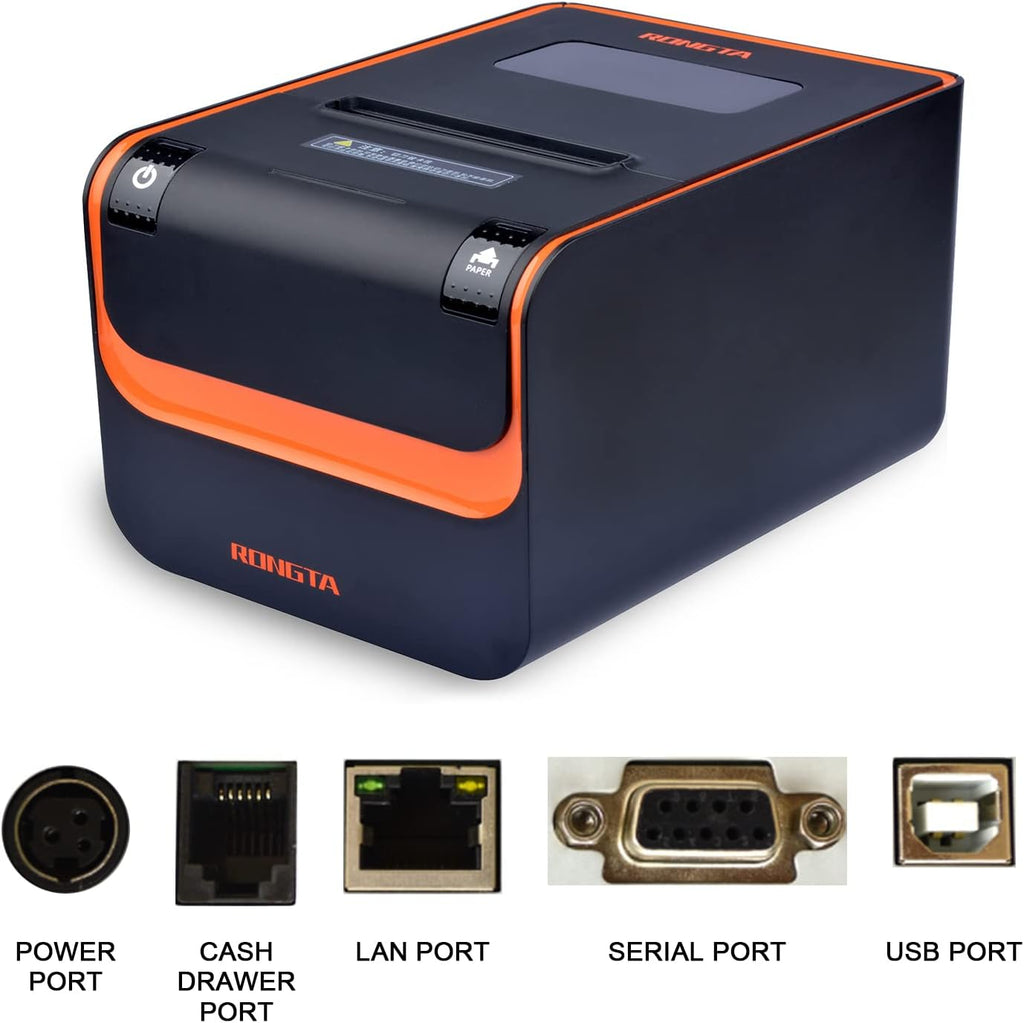 80mm Direct Thermal Receipt Printer with Auto Cutter V74599