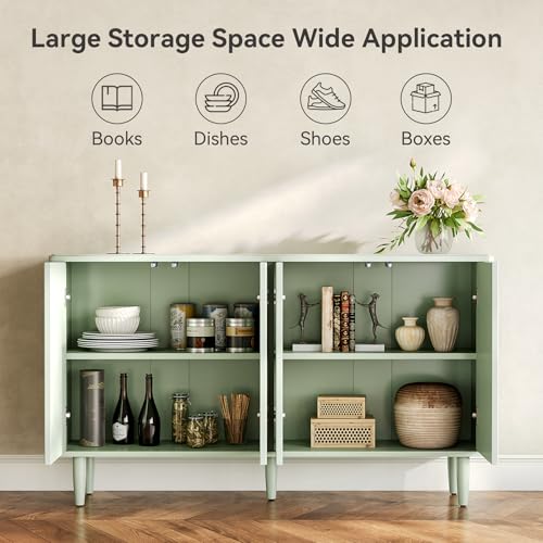 59-Inch Buffet Cabinet Sideboard with Storage G61705