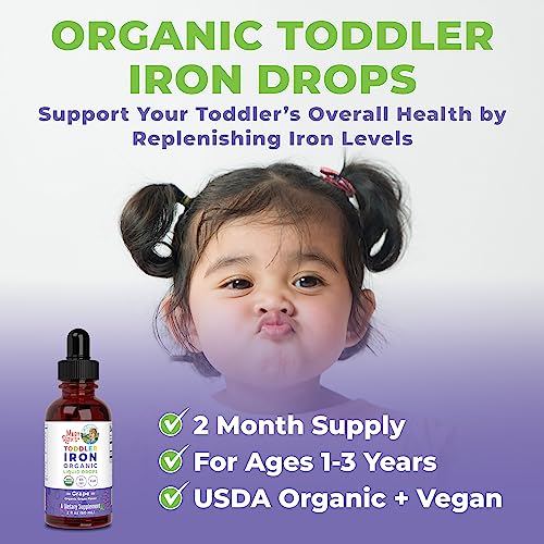 Liquid Iron Supplement for Children Ages 1-3, 2 Fl Oz F695