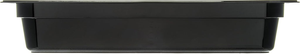Polycarbonate Half-Size Long Food Pan, 5.1 qt, Black (Case of 6) N485