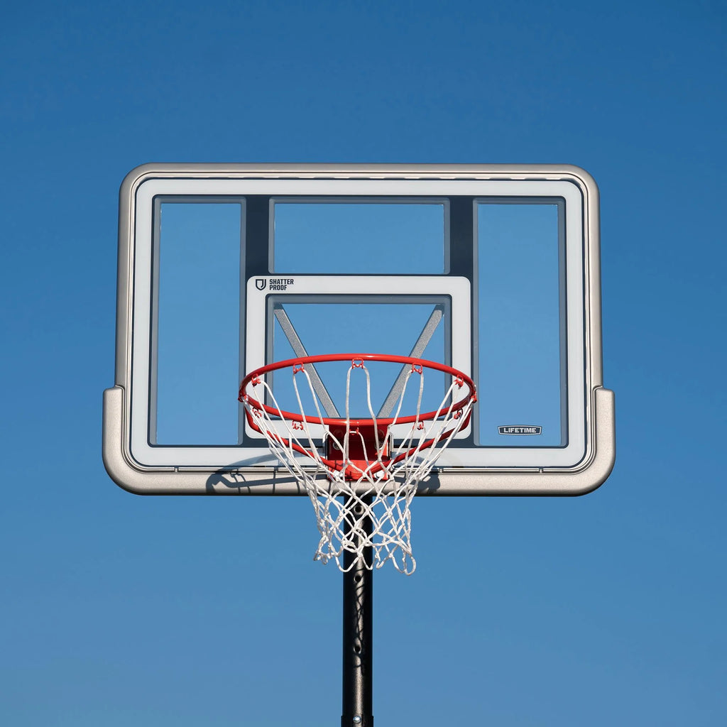 Adjustable Portable Basketball Hoop 44-Inch Polycarbonate K515